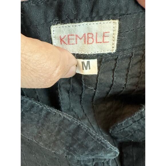 Kemble Palm Beach Black Classic Tunic Blouse size M - Picture 6 of 13